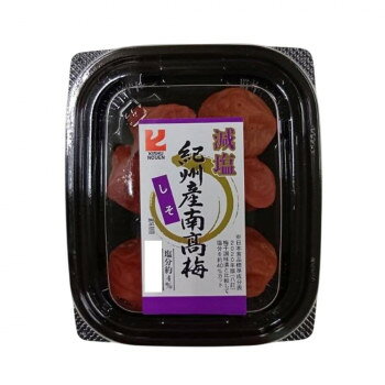 ※パッケージ、デザイン等は予告なく変更される場合があります。※画像はイメージです。商品タイトルと一致しない場合があります。紀州産南高梅を独自の製法で、しそ風味香る塩分4%の減塩仕上げにしました。※開封後は冷蔵庫で保存して下さい。※本品には種があり、先がとがっているものがありますのでご注意下さい。内容量65gサイズ130×110×32mm個装サイズ：27×48×17cm重量78g個装重量：2720g仕様塩分:約4%賞味期間：製造日より180日セット内容32入生産国日本広告文責:株式会社ホームセンターセブンTEL:0978-33-2811※パッケージ、デザイン等は予告なく変更される場合があります。※画像はイメージです。商品タイトルと一致しない場合があります。原材料名称：調味梅干梅、漬け原材料(還元水あめ、果糖ぶどう糖液糖、食塩、醸造酢、米発酵調味料、蛋白加水分解物、しそエキス)/酒精、酸味料、野菜色素、唐辛子抽出物、甘味料(ステビア)、V.B1保存方法直射日光、高温多湿を避けて常温にて保存して下さい。製造（販売）者情報販売者:株式会社紀州農園和歌山県日高郡日高川町江川2400番地製造所:株式会社東乃匠・紀州工場和歌山県日高郡日高川町江川2400番地fk094igrjs