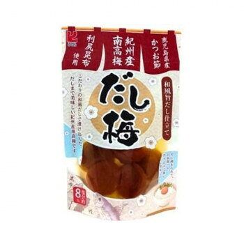 ※パッケージ、デザイン等は予告なく変更される場合があります。※画像はイメージです。商品タイトルと一致しない場合があります。利尻昆布と鹿児島県産かつお節を効かせた「だし」を愉しむ紀州産南高梅です。※開封後は冷蔵庫で保存して、なるべくお早めにお召し上がりください。内容量140g(梅60g)サイズ163×110×45mm個装サイズ：27×46×15.6cm重量152g個装重量：5600g仕様賞味期間：製造日より180日セット内容32入生産国日本広告文責:株式会社ホームセンターセブンTEL:0978-33-2811※パッケージ、デザイン等は予告なく変更される場合があります。※画像はイメージです。商品タイトルと一致しない場合があります。原材料名称：調味梅干梅、漬け原材料(還元水あめ、食塩、昆布エキス、鰹節エキス、醸造酢、たん白加水分解物)/酒精、調味料(アミノ酸)、酸味料、ビタミンB1保存方法直射日光、高温多湿を避けて常温にて保存して下さい。製造（販売）者情報販売者:株式会社紀州農園和歌山県日高郡日高川町江川2400番地製造所:株式会社東乃匠・紀州工場和歌山県日高郡日高川町江川2400番地fk094igrjs