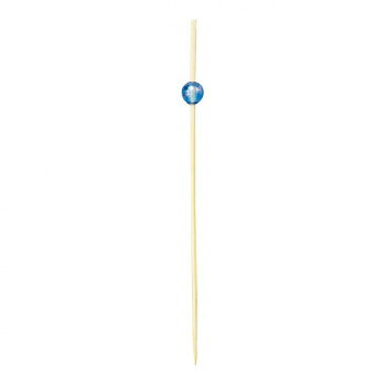 神堂 ビーズピックス 青 9cm 50本 ビーズ珠をあしらったピック 飾り串 9493【メーカー直送：代金引換不可：同梱不可】【北海道・沖縄・離島は配達不可】