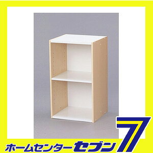 【送料無料】 スペースユニット ホワイト/ライトメープル UB-6035 アイリスオーヤマ [すきま収納 雑貨 収納 棚 家具 キッチン リビング おもちゃ] [2]