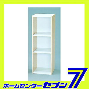 スペースユニット ホワイト/ライトメープル UB-9035 アイリスオーヤマ [すきま収納 雑貨 収納 棚 家具 キッチン リビング おもちゃ] [2]