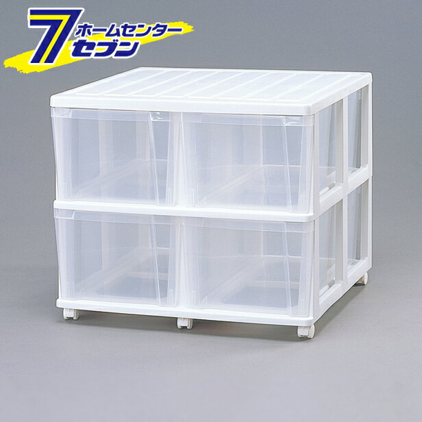 押入れチェスト深型 ホワイト/クリア OCD-744 アイリスオーヤマ [収納]