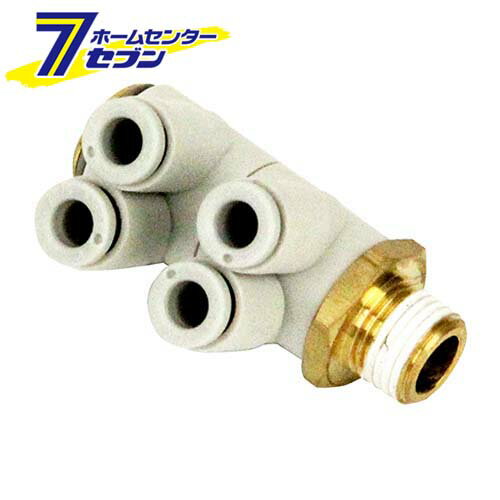 乐天商城 - W管継手 WBユニバーサルL KQ2ZD04-01AS 藤原産業 [電動工具 エアーツール チューブ 継ぎ手]