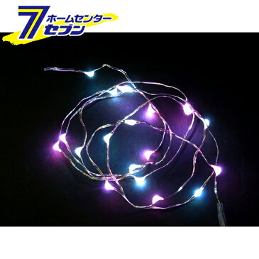 室内用 LEDジュエリーライト 20球 電池式 (白・ピンク) JE20WP コロナ産業 [イルミネーション クリスマス ライト・イルミネーション]