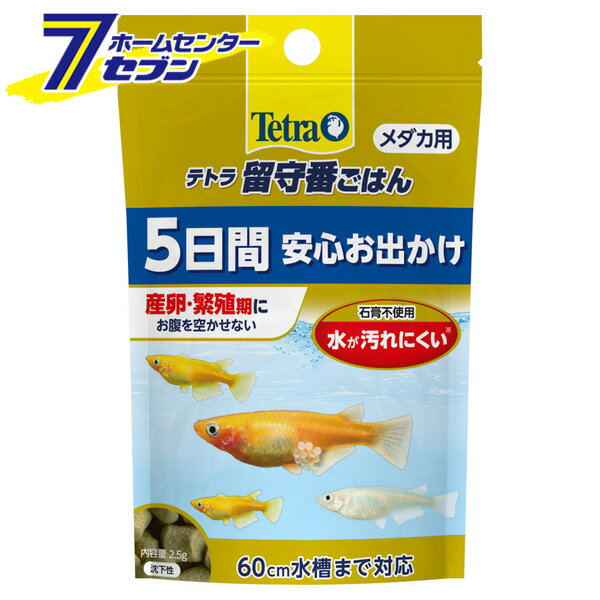 テトラ 留守番 ごはん メダカ用 2.5g 