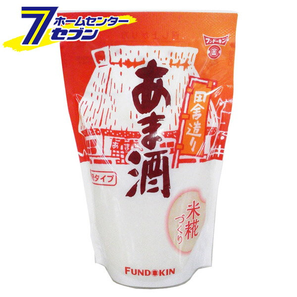 「あま酒　250g フンドーキン [甘酒 あまざけ]」は、株式会社ホームセンターセブンが販売しております。メーカーフンドーキン品名あま酒　250g品番又はJANコードJAN:4902581022289サイズ-重量-商品説明希釈タイプの無加糖甘酒※画像はイメージです。※商品の色は、コンピュータディスプレイの性質上、実際の色とは多少異なります。※仕様は予告なく変更する場合があります。実際の商品とデザイン、色、仕様が一部異なる場合がございます。商品名 甘酒 商品説明 ■米こうじからつくった昔ながらの甘酒です。 ■砂糖とは異なる、米こうじの自然で素朴な甘みをお楽しみください。 ■推奨希釈　　本品1袋に対し、水（湯）300ml 用途 レモン汁やすり生姜を混ぜたり、夏には冷やし甘酒として。 原材料 米こうじ（国内製造）、米、食塩／酒精 アレルギー物質 義務7品目/なし 推奨21品目/なし 栄養成分（100gあたり） エネルギー（184kcal）、たんぱく質（3.9g）、脂質（0.3g）、炭水化物（40g）、食塩相当量（0.3g） 品質規格 食塩分（0.34%）、糖示度（44%）、アルコール(※2.0%)　※アルコールは推奨希釈時に約1.0％ 商品サイズ（mm） 巾110×高170×奥行55 商品重量（g） 261 内容量（g） 250 包装部位：材質 袋：Ny/LDPE 保存方法 （開封前）直射日光を避け、常温で保存 ※保存中に色が濃くなることがありますが、品質に問題はありません。　 ※冷蔵庫で保存すると色の変化をある程度抑えることができます。　 ※開封後は1回で使い切ってください。 その他 　※開封時、切り口で手を切ったり、中身が飛びはねたりすることがない様にご注意ください。　 ※品質保持のために酒精（アルコール）を加えています。授乳期等でアルコールを気になされる方、体質的に敏感な方はお控えください。 メーカー フンドーキン醤油 ※ケースでのご購入の場合はこちらのページへ⇒　あま酒　250g 【ケース販売】