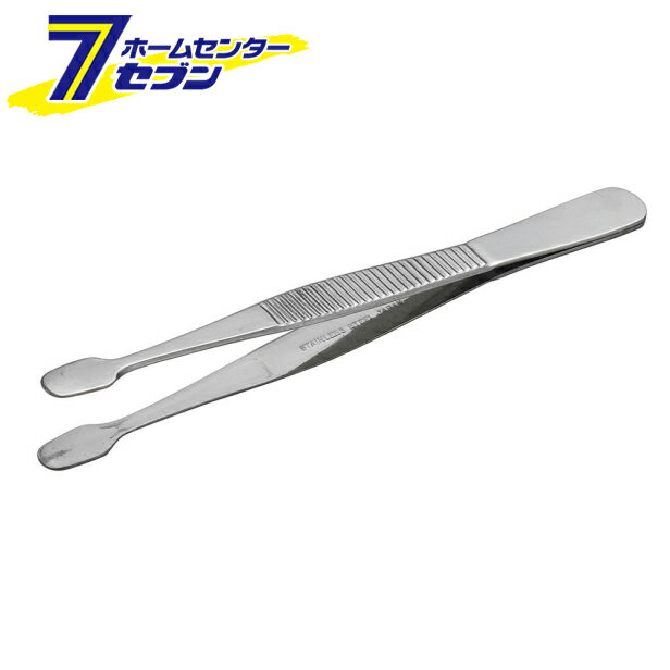 兼古製作所 ANEX ステンレスピンセット 切手用 No.132 [大工道具 錐 ピット 皮ポンチ ハトメ ピンセット]