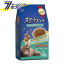 「森光商店 スマートハート 猫用 まぐろ&チキン&白身魚 2kg 」は株式会社ホームセンターセブンが販売しております。メーカー森光商店品名スマートハート 猫用 まぐろ&チキン&白身魚 2kg 品番又はJANコードJAN:8850477021952サイズ-重量2100g商品説明●一粒一粒に鶏肉を練り込み、粒の表面にお魚パウダーをまぶしているので抜群の嗜好性があります。●無着色・自然派酸化防止剤・低マグネシウム設計+メチオニン配合で安心素材のオールステージ用総合栄養食です。■原材料：肉類(鶏肉、チキンミール、ナチュラルチキンフレーバー)穀物(とうもろこし)、植物たん白エキス(コーングルテンミール)油脂類(チキンオイル、魚油、DHAパウダー)、魚介類(フィッシュミール、白身魚パウダー)、ビール酵母、ミネラル類(ナトリウム、カリウム、塩素、カルシウム、マンガン、銅、ヨウ素、コバルト、鉄、セレン、亜鉛)アミノ酸類(タウリン、メチオニン、リジン)、ビタミン類(コリン、A、D、E、K、B1、B2、ナイアシン、B6、パントテン酸、B12、ビオチン、葉酸)、酸化防止剤(ミックストコフェロール、ローズマリー抽出物)■成分：粗たんぱく質：30.0％以上、粗脂肪：16.0％以上、粗繊維：4.0％以下、粗灰分8.0％以下、水分10.0％以下、カルシウム1.0％以上、リン0.8％以上、ビタミンA9000IU/kg以上、ビタミンD750IU/kg以上、ビタミンB1 5.6mg/kg以上、ビタミンB2 4.0mg/kg以上、タウリン0.1%以上、マグネシウム(標準値)0.12%、代謝エネルギー 約390kcal/100g■内容量：2kg(500g×4包)※パッケージ、デザイン等は予告なく変更される場合があります。※画像はイメージです。商品タイトルと一致しない場合があります。《ドライフード オールステージ 無着色 総合栄養食》商品区分：原産国：タイ広告文責：株式会社ホームセンターセブンTEL：0978-33-2811