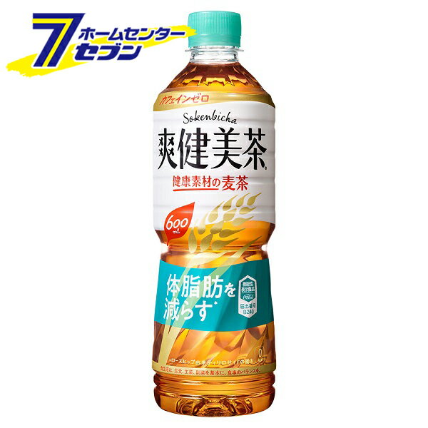 コカ・コーラ 爽健美茶 健康素材の麦茶PET 600ml 48本 【2ケース販売】 [コカコーラ ドリンク 飲料・ソフトドリンク トクホ 機能性表示食品][hc9]