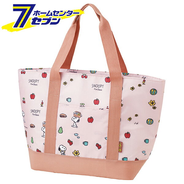 スケーター トート 保冷 ショッピングバッグ スヌーピー ピクニック SNOOPY KCTS1 [エコバッグ 保冷バック 買い物袋 レジバッグ 買い物バッグ マチ広 大容量 キャラクター]【hc9】のサムネイル