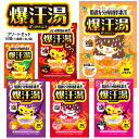 【送料無料】 爆汗湯 5種類×2包セット(全10包) アソート 入浴剤セット 60g ※種類は選べません バイソン 炭酸浴 発汗 脂肪分解酵素配合 ゲルマニウム