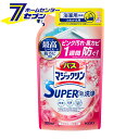 花王 バスマジックリン SUPER 泡洗浄 アロマローズの香り つめかえ用 300ml [洗剤 おふろ用 浴室 洗剤 除菌 抗菌 ウイルス除去 ピンク汚れ 黒カビ 掃除用洗剤 風呂掃除 詰め替え 詰替 kao]【hc9】