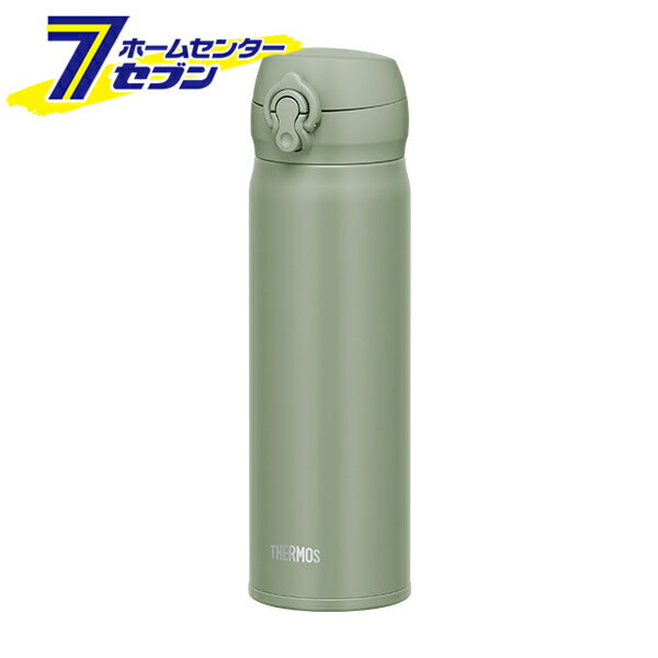 サーモス 真空断熱 ケータイマグ 500ML （スモークカーキ） JNL-506 SMKKI 水筒 直飲み ワンタッチ 保温 保冷 真空断熱 魔法瓶 ステンレス THERMOS スポーツドリンク対応