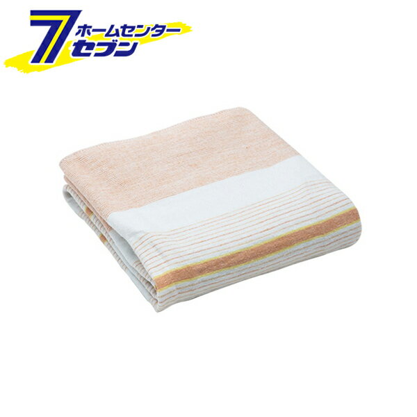 電気毛布 しきタイプ オレンジ/ボーダー 約130×80cm VWS402H-D [省エネ 節電 ダニ退治 丸洗い 広電]