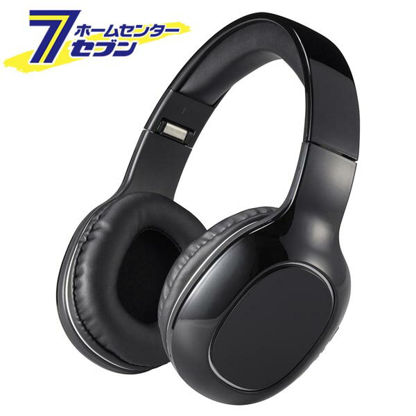 Bluetooth ステレオヘッドホン ブラック AudioComm [品番]03-5052 HP-W265Z-K [[AV小物・カメラ用品:ヘッドホン] ワイヤレス 黒 オーム電機]