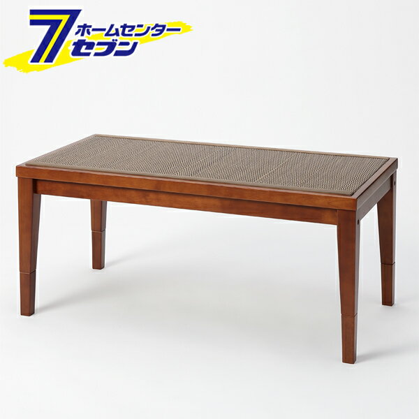 畳天然木ベンチ 100×50×45cm ブラウン×い草ブラウン [ダイニングベンチ 畳ベンチ ベンチシート リビン..