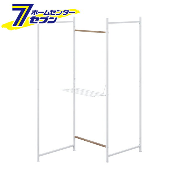 折りたたみ物干し 3連タイプ ホワイト OTM-150R [IRIS 1~2人用 幅150cm 洗濯物干し ハンガーラック 洋服ハンガー スリム収納 シンプル ...
