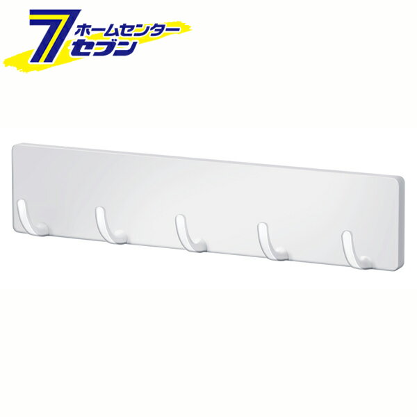 マグネット 5連フック ホワイト ラックス A5004 アスベル [浴室 キッチン 磁石 小物類 吊下げ]