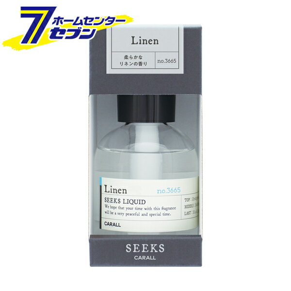 シークス リキッド リネン 160ml 日本製 3665 晴香堂 [車用 車内 芳香剤 カー用品]