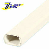 ELPA ABSモール 壁用 テープ付 1号 1m ミルキー [配線モール 電設資材 電気配線 工事用配線]