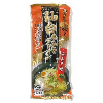 カー用品・日用品のホームセンター みうら食品 仙台辛みそラーメン 248g×20袋【メーカー直送:代金引換不可:同梱不可】【北海道・沖縄・離島は配達不可】