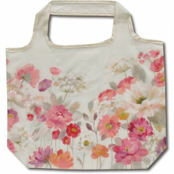 アーチストブルームシリーズ エコバッグ M シルビアヴァシレヴァ「クイーンアンズレースガーデン」 AB-00805【メーカー直送：代金引換不可：同梱不可】【北海道・沖縄・離島は配達不可】