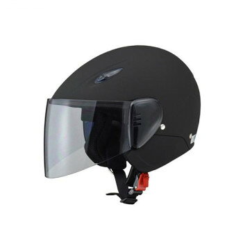 リード工業 SERIO セミジェットヘルメット ハーフマットブラック フリーサイズ RE-35【メーカー直送：代金引換不可：同梱不可】【北海道・沖縄・離島は配達不可】