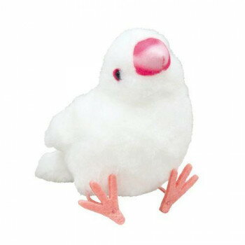 吉徳　ことりのね　ぬいぐるみ　白文鳥　180095【メーカー直送：代金引換不可：同梱不可】【北海道・沖縄・離島は配達不可】