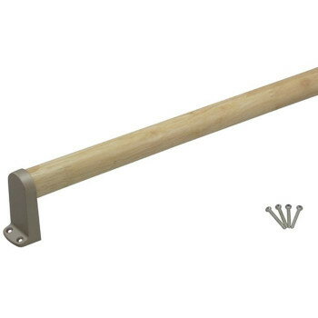 木製手すり タテ・ヨコ兼用 600mm 97254【メーカー直送：代金引換不可：同梱不可】【北海道・沖縄・離島は配達不可】