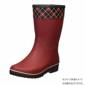 福山ゴム工業　長靴 マイローズ 21　L レッド AA31300【メーカー直送：代金引換不可：同梱不可】【北海..