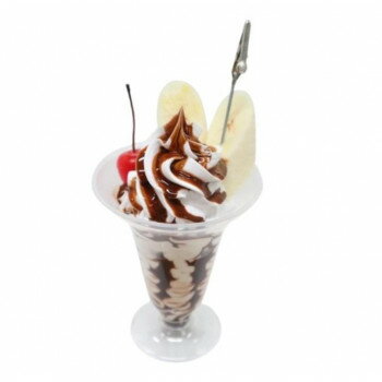 日本職人が作る 食品サンプル パフェ チョコレート クリップ IP-405【メーカー直送:代金引換不可:同梱不可】【北海道・沖縄・離島は配達不可】