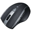 静音BluetoothブルーLEDマウス(5ボタン) MA-BTBL167BK【メーカー直送:代金引換不可:同梱不可】【北海道・沖縄・離島は配達不可】(2)