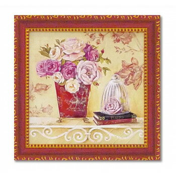 ※パッケージ、デザイン等は予告なく変更される場合があります。※画像はイメージです。商品タイトルと一致しない場合があります。イタリア女性作家であるフェリー ステファニアの絵と、額がセットになった商品です。絵の表面を特殊な透明ゲルを使って凹凸加...