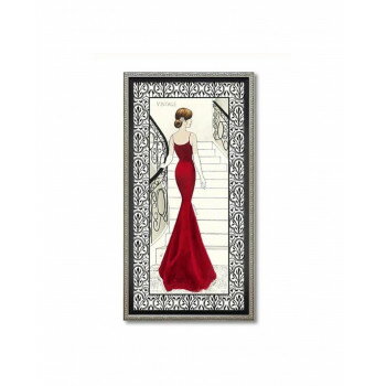 アートフレーム エミリー アダムス「ラ ベル ルージュ」 EA-07008【メーカー直送：代金引換不可：同梱不可】【北海道・沖縄・離島は配達不可】