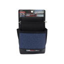 DBLTACT 2段腰袋 杢ブルー DTM-02S-BL 582803【メーカー直送:代金引換不可:同梱不可】【北海道・沖縄・離島は配達不可】