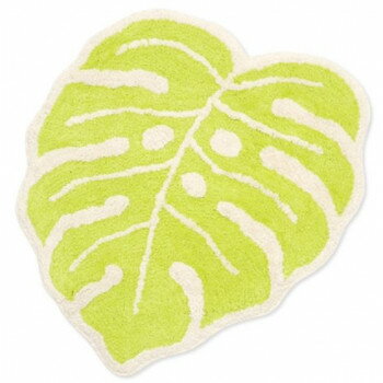 マット モンステラリーフ ライトグリーン 53×49cm 62421263【メーカー直送：代金引換不可：同梱不可】..