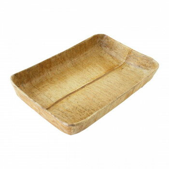 バナナ葉っぱトレイ　スクエアM 10721810306【メーカー直送：代金引換不可：同梱不可】【北海道・沖縄..