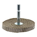 H&H 六角軸軸付 金属研磨用バフ HNU6-75 332302【メーカー直送:代金引換不可:同梱不可】【北海道・沖縄・離島は配達不可】