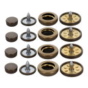 ホック一撃用ホック玉13mm 4入り アンティーク H13ABLK 606937【メーカー直送:代金引換不可:同梱不可】【北海道・沖縄・離島は配達不可】