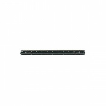 アルミ三角スケール 模型用 20cm ブラック 014-0124【配送方法:メール便/同梱不可/代引不可/日時指定不可】【北海道・沖縄・離島は配達不可】