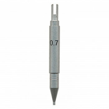 KD型製図器　部品　ノック式アタッチメント　0.7mm　L　011-0050【配送方法:メール便/同梱不可/代引不可/日時指定不可】【北海道・沖縄・離島は配達不可】