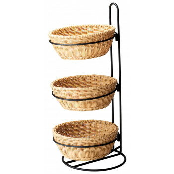 陳列3段バスケットセット ON-149【メーカー直送：代金引換不可：同梱不可】【北海道・沖縄・離島は配達不可】