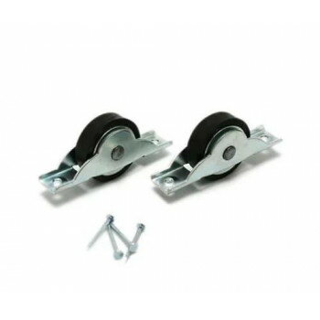 ハイロジック　17372　防音戸車36mm　平　2個入【配送方法:メール便/同梱不可/代引不可/日時指定不可】【北海道・沖縄・離島は配達不可】