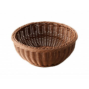 ちどり産業 抗菌PP ざる型バスケット ブラウン KO-502BR【メーカー直送：代金引換不可：同梱不可】【北海道・沖縄・離島は配達不可】