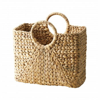 ちどり産業 ウォーターヒヤシンス かごバッグ HC-139NA【メーカー直送：代金引換不可：同梱不可】【北海道・沖縄・離島は配達不可】(3.0)