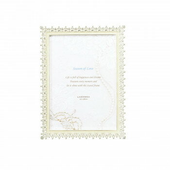 ラドンナ フォトフレーム 写真たて MJ83-2L-WH【メーカー直送：代金引換不可：同梱不可】【北海道・沖..