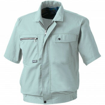 桑和 191 半袖ブルゾン 6Lサイズ モスグリーン(107) BULL WORKS【メーカー直送：代金引換不可：同梱不可】【北海道・沖縄・離島は配達不可】