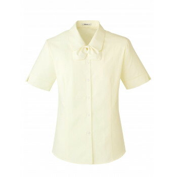 ボンマックス RB4546 半袖ブラウス イエロー (10) サイズ:9G BONOFFICE【メーカー直送：代金引換不可：同梱不可】【北海道・沖縄・離島は配達不可】