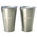 LOGOS ペアステンレスタンブラー蓋付 280ml 52922【メーカー直送:代金引換不可:同梱不可】【北海道・沖縄・離島は配達不可】