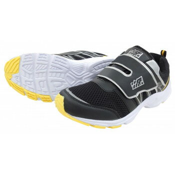 喜多 紳士マジックスニーカー メッシュ 25.5cm ブラック MK150【メーカー直送：代金引換不可：同梱不可】【北海道・沖縄・離島は配達不可】